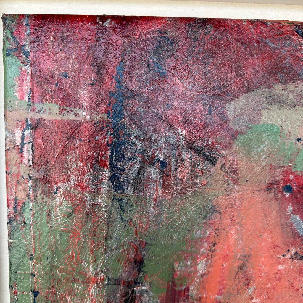 Abstract Painting Signed “Rb” Midcentury Modern