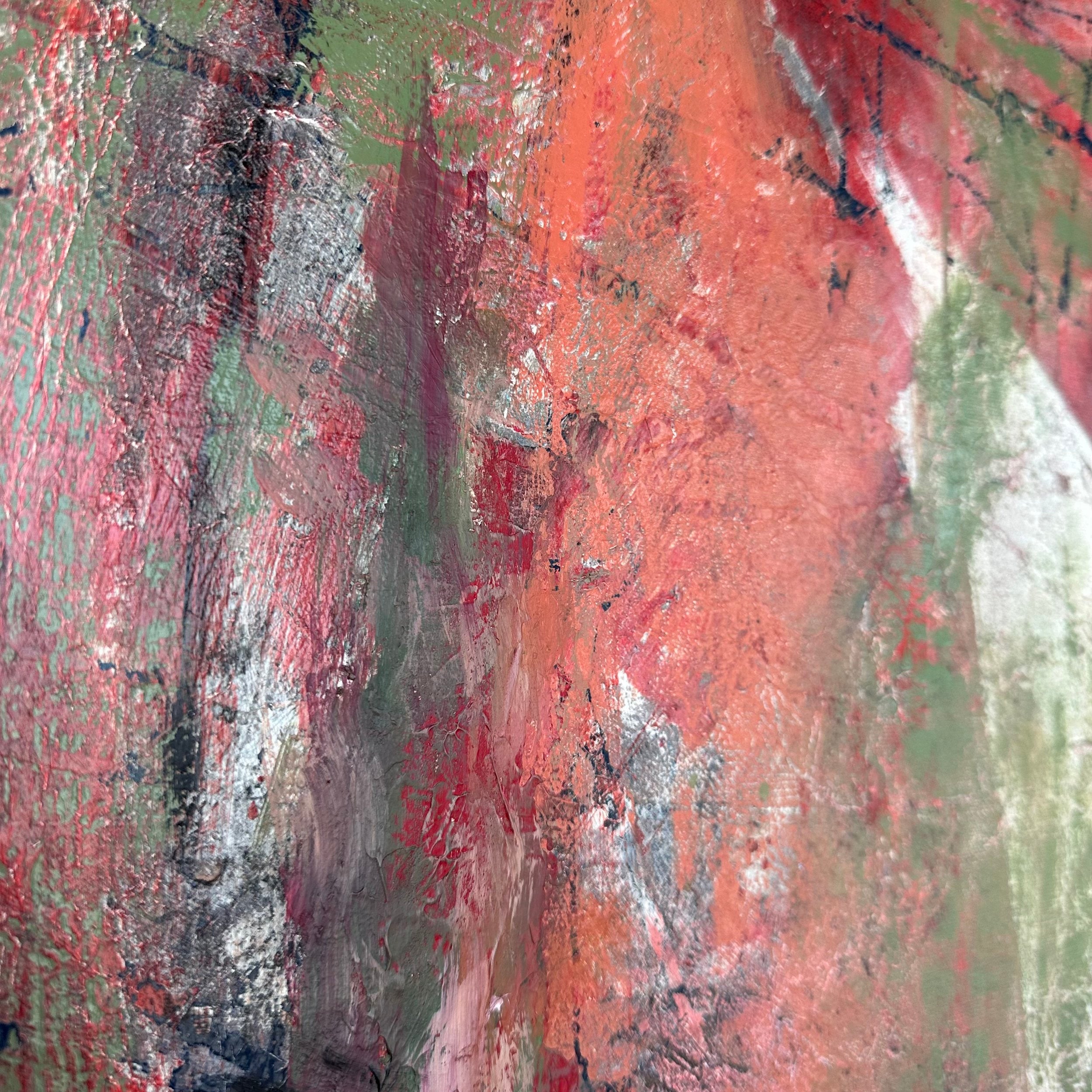 Abstract Painting Signed “Rb” Midcentury Modern