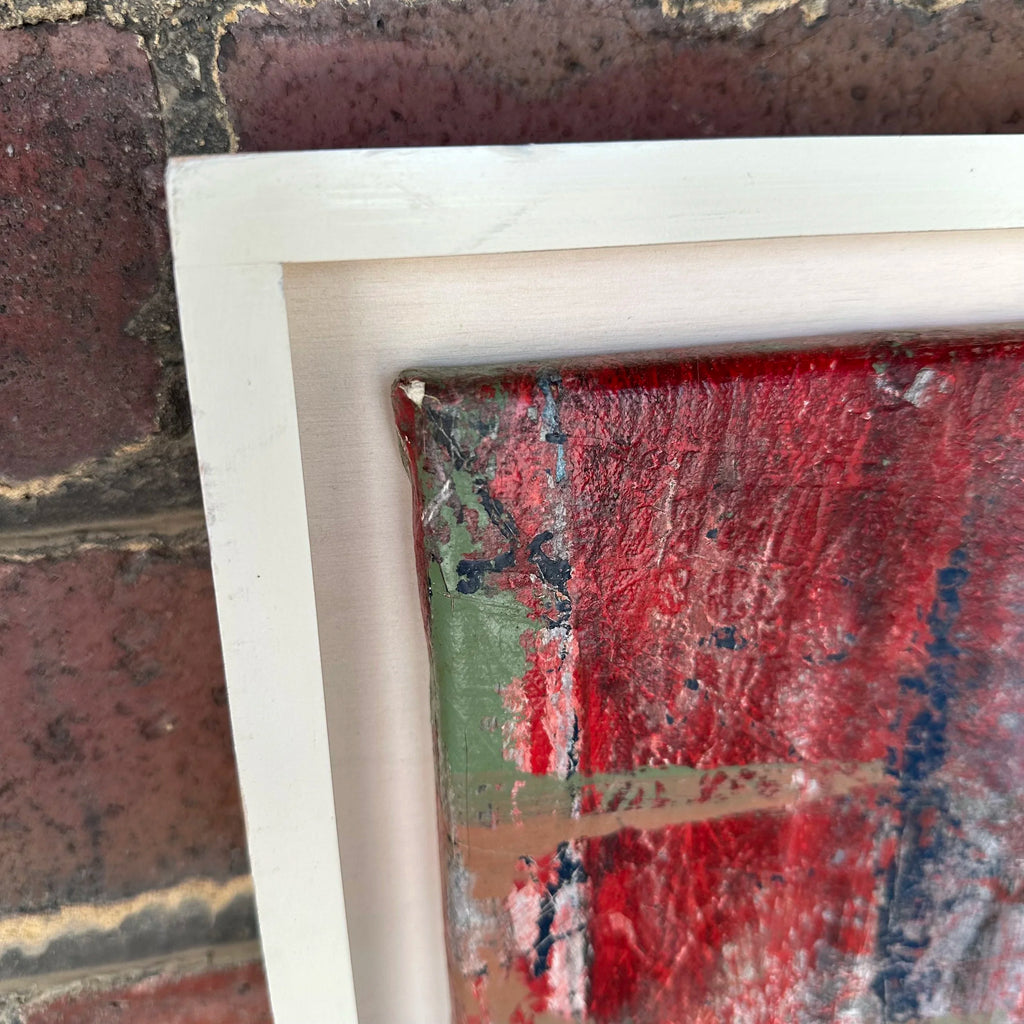 Abstract Painting Signed “Rb” Midcentury Modern