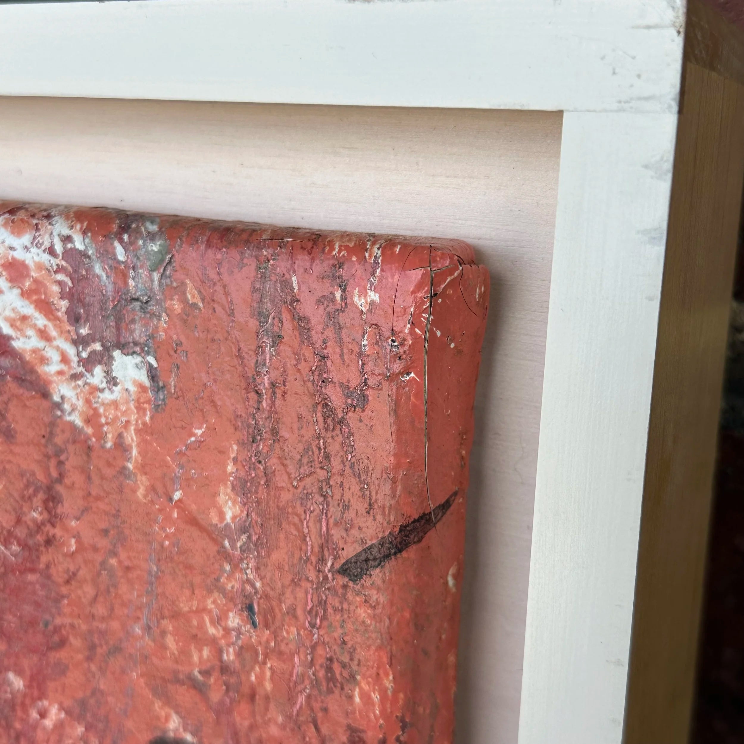 Abstract Painting Signed “Rb” Midcentury Modern