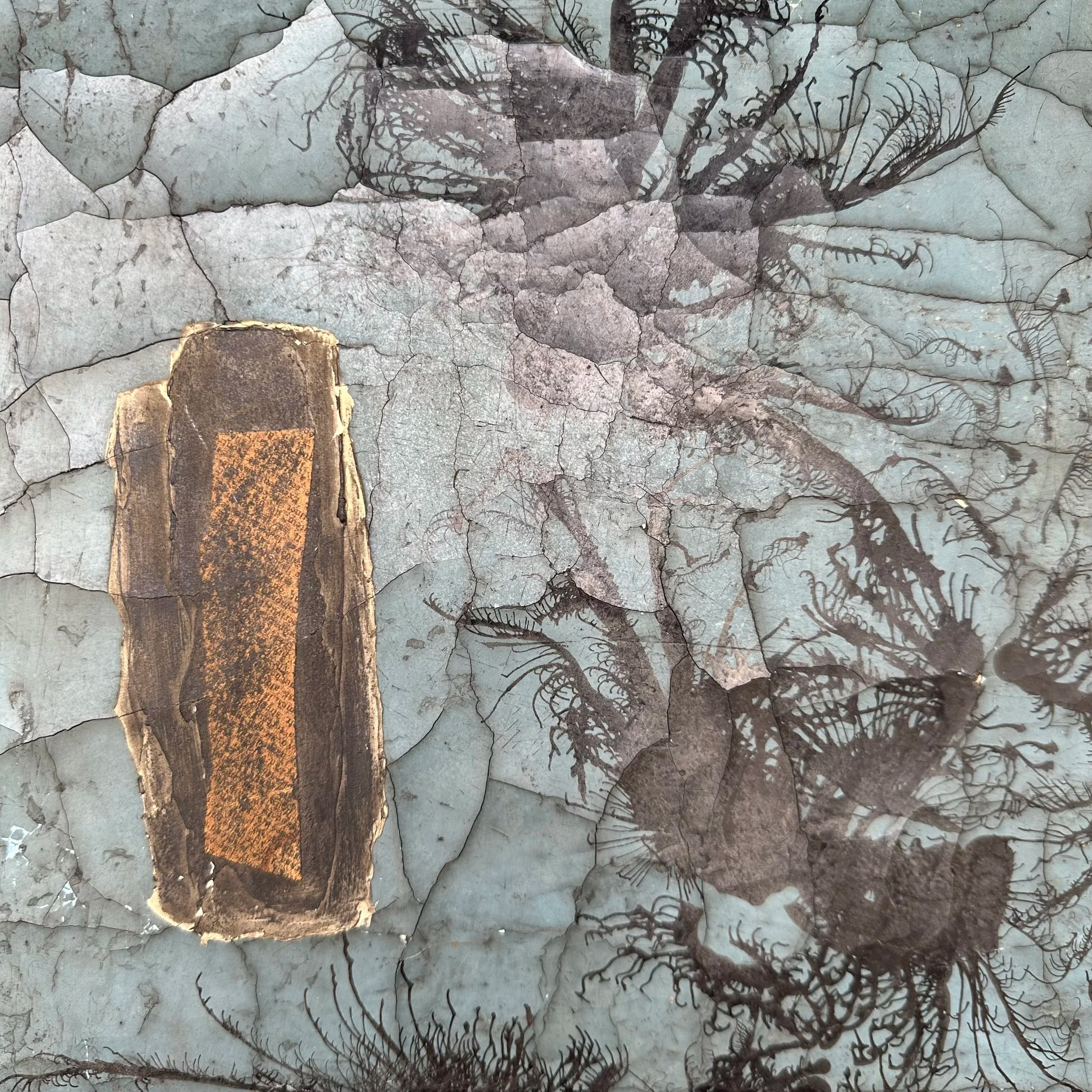 1956 Joseph (Jef) Banc Abstract Mixed Media Painting