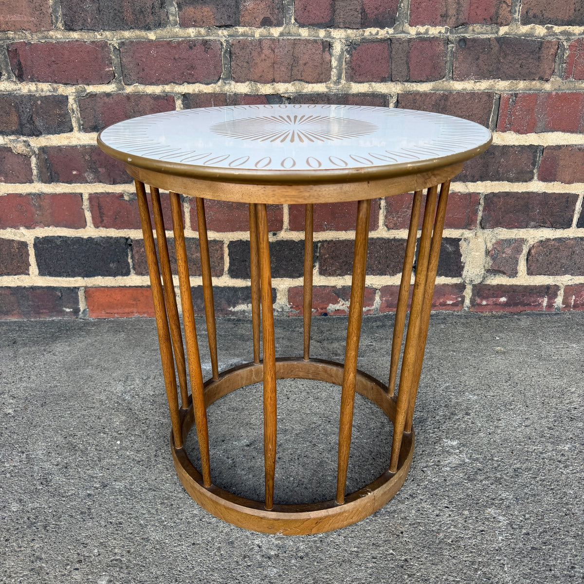 John Van Koert for Drexel Parkwood Laminate Side Table