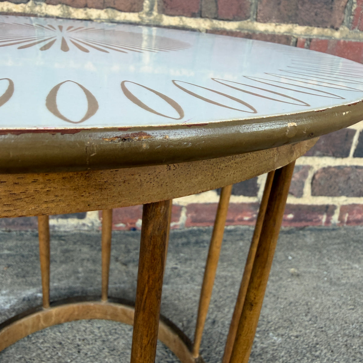 John Van Koert for Drexel Parkwood Laminate Side Table
