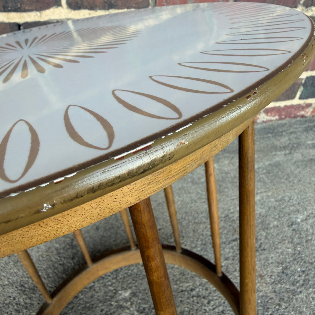 John Van Koert for Drexel Parkwood Laminate Side Table