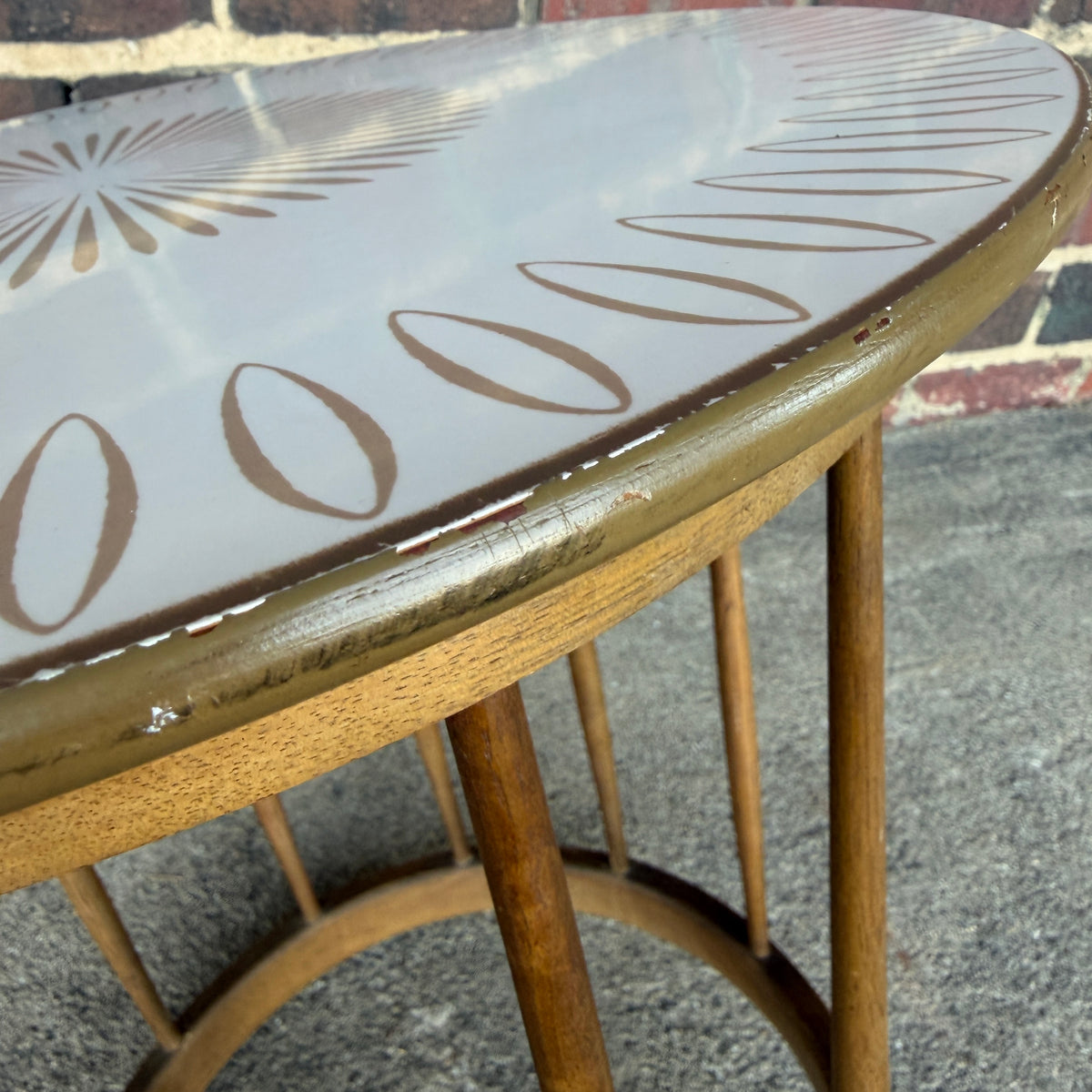 John Van Koert for Drexel Parkwood Laminate Side Table