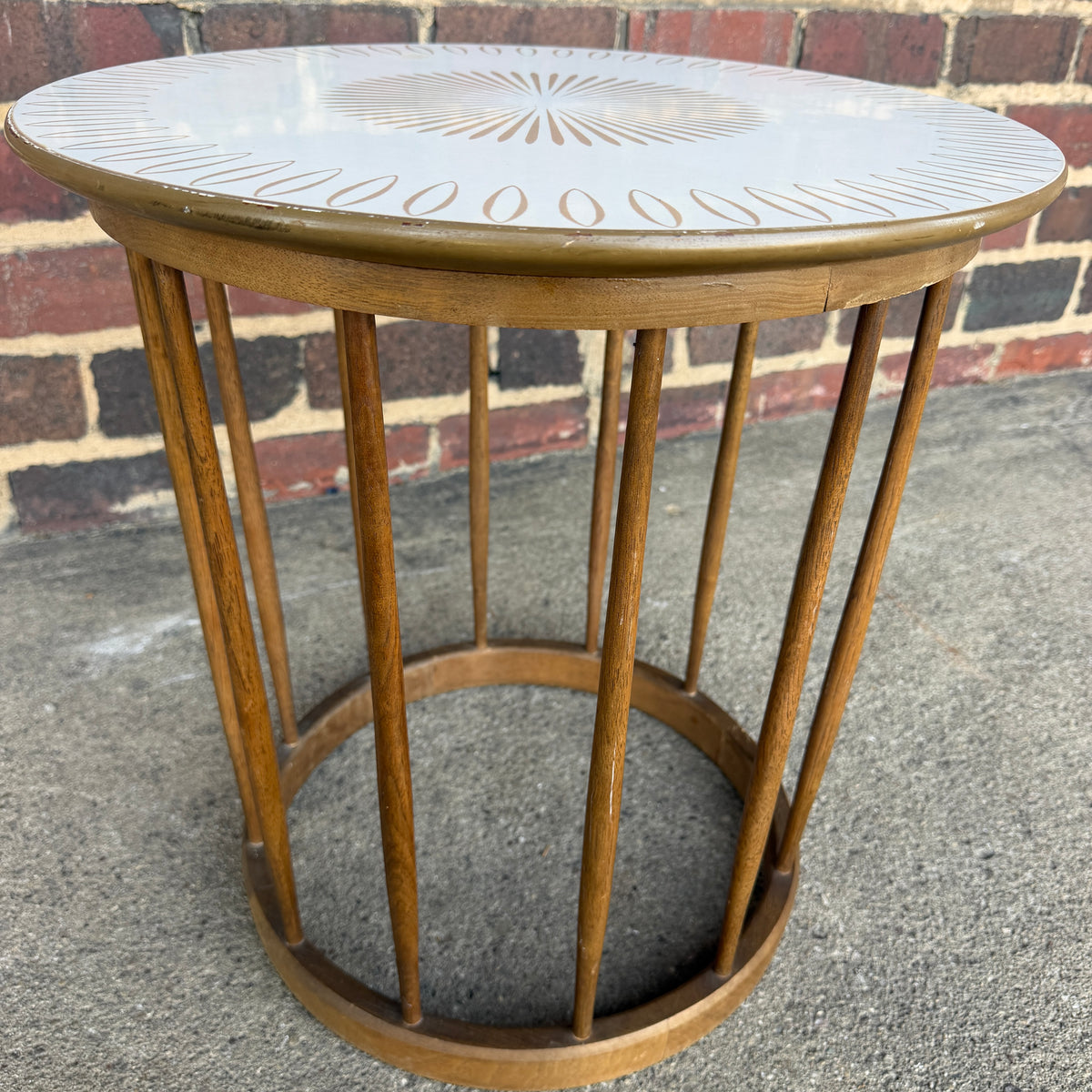 John Van Koert for Drexel Parkwood Laminate Side Table