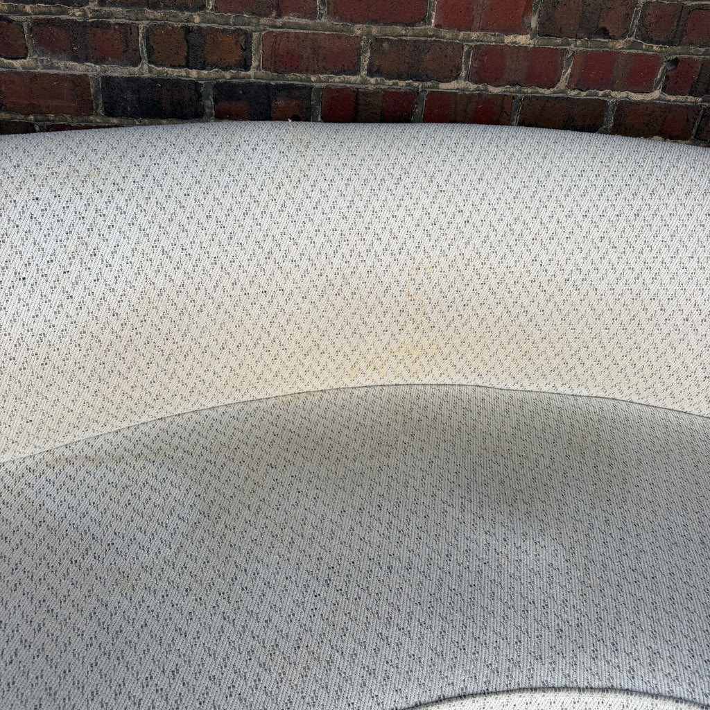 Custom Curved Mid Century Sofa