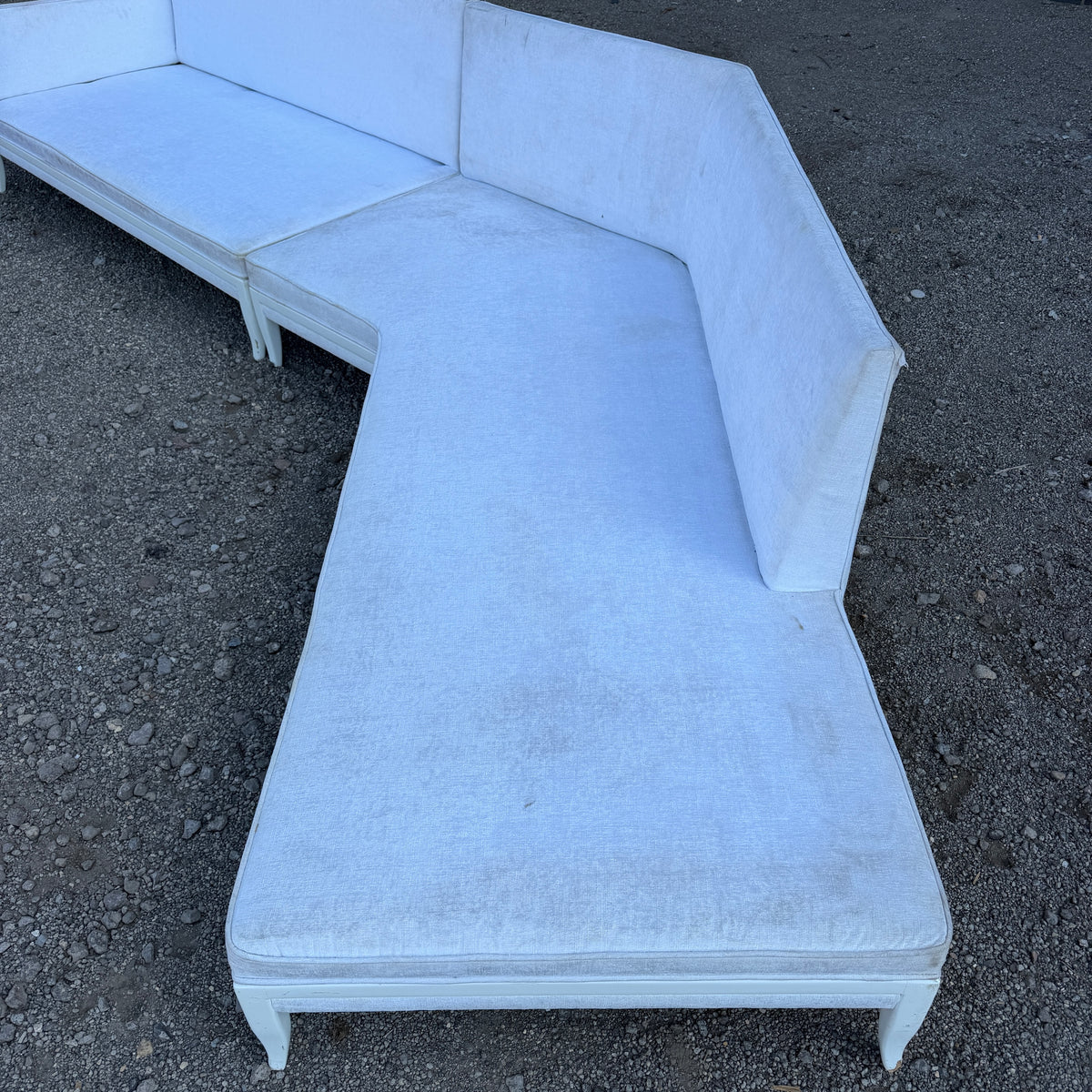 Tommi Parzinger Angled Sectional Sofa