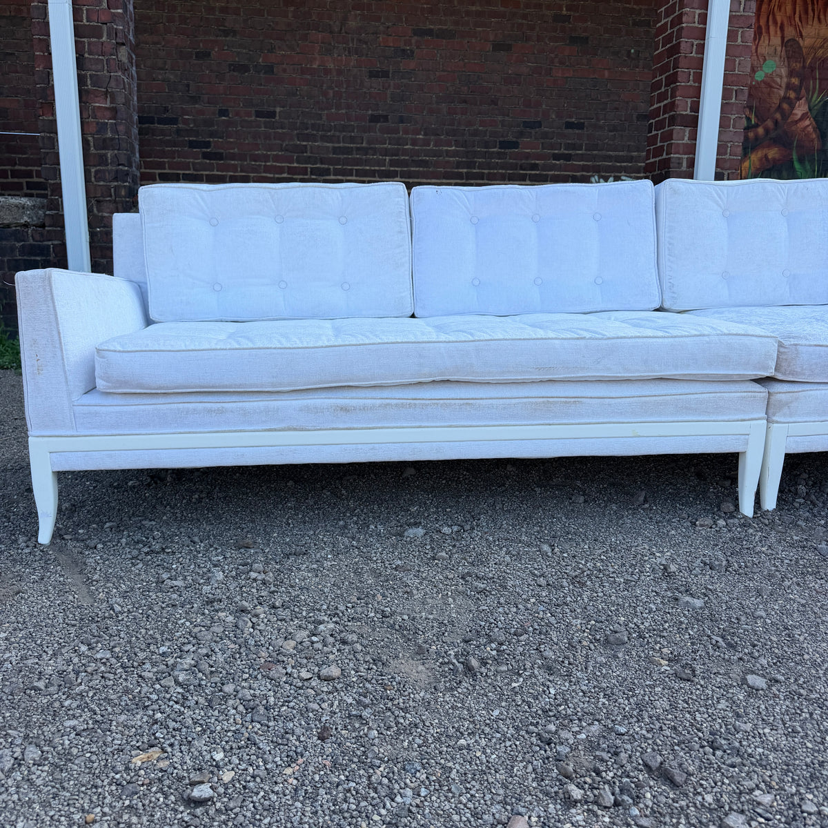 Tommi Parzinger Angled Sectional Sofa