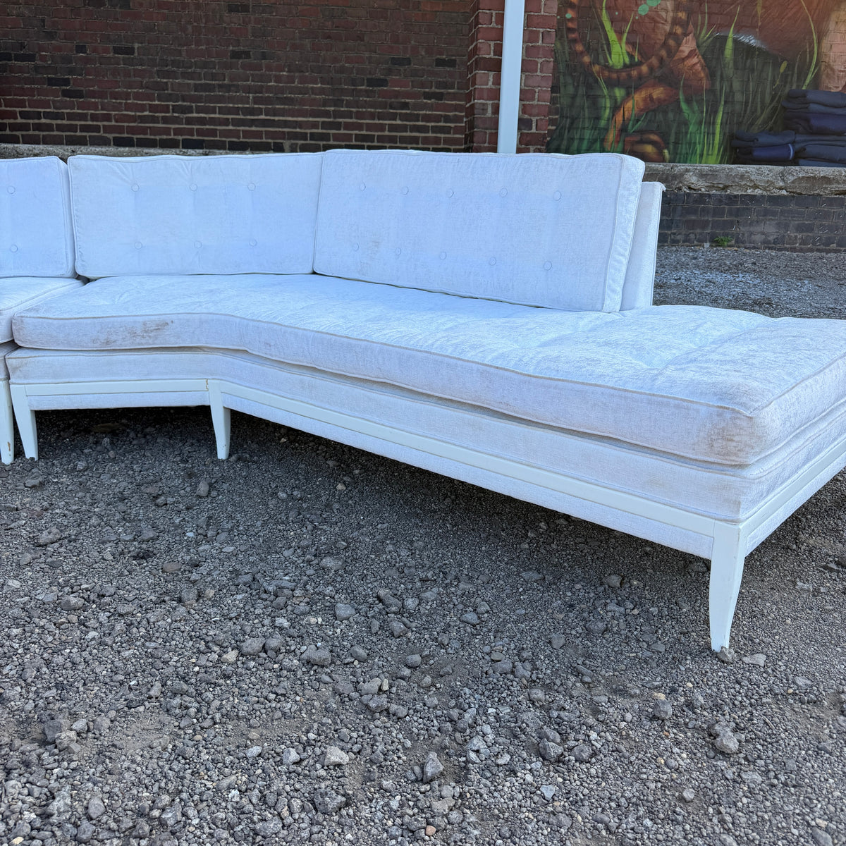 Tommi Parzinger Angled Sectional Sofa