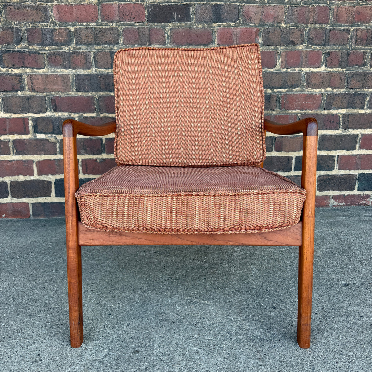 John Stuart for Ole Wanscher Danish Teak Lounge Chair