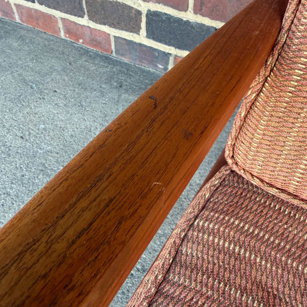 John Stuart for Ole Wanscher Danish Teak Lounge Chair