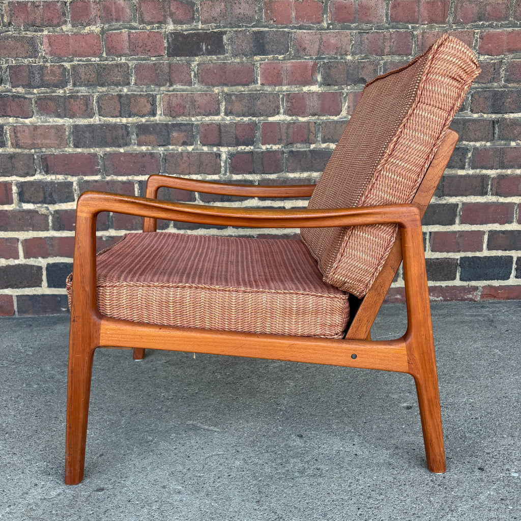 John Stuart for Ole Wanscher Danish Teak Lounge Chair
