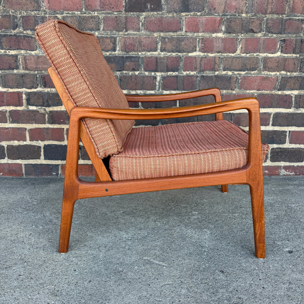 John Stuart for Ole Wanscher Danish Teak Lounge Chair