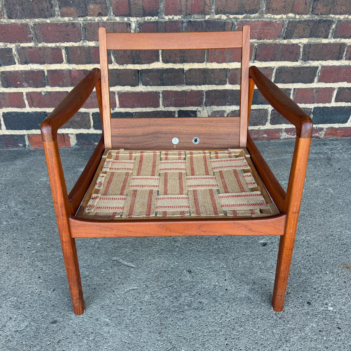 John Stuart for Ole Wanscher Danish Teak Lounge Chair