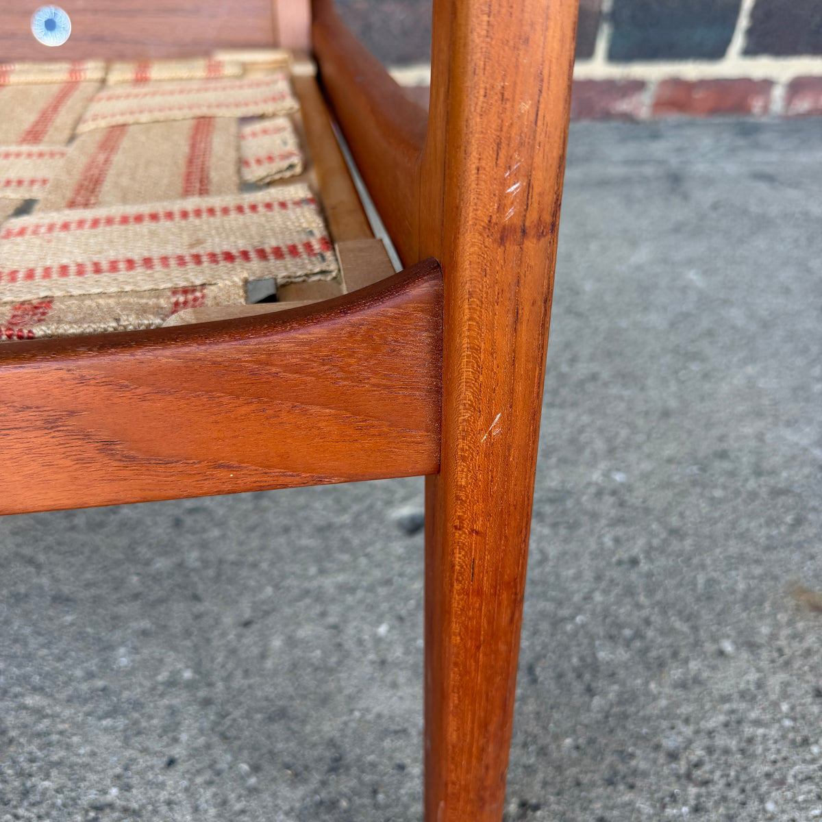 John Stuart for Ole Wanscher Danish Teak Lounge Chair