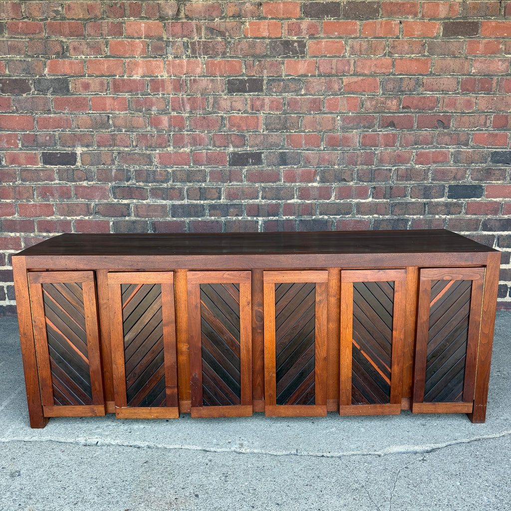 Jeffrey Greene Studio Made Mixed Wood Credenza