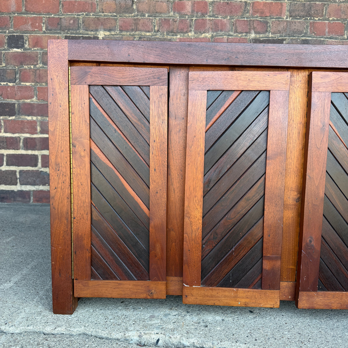 Jeffrey Greene Studio Made Mixed Wood Credenza