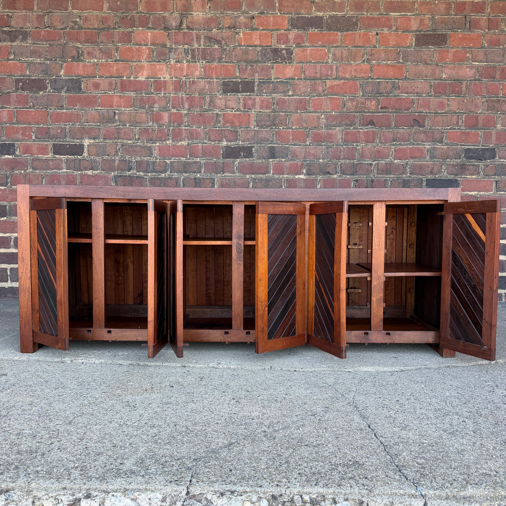 Jeffrey Greene Studio Made Mixed Wood Credenza