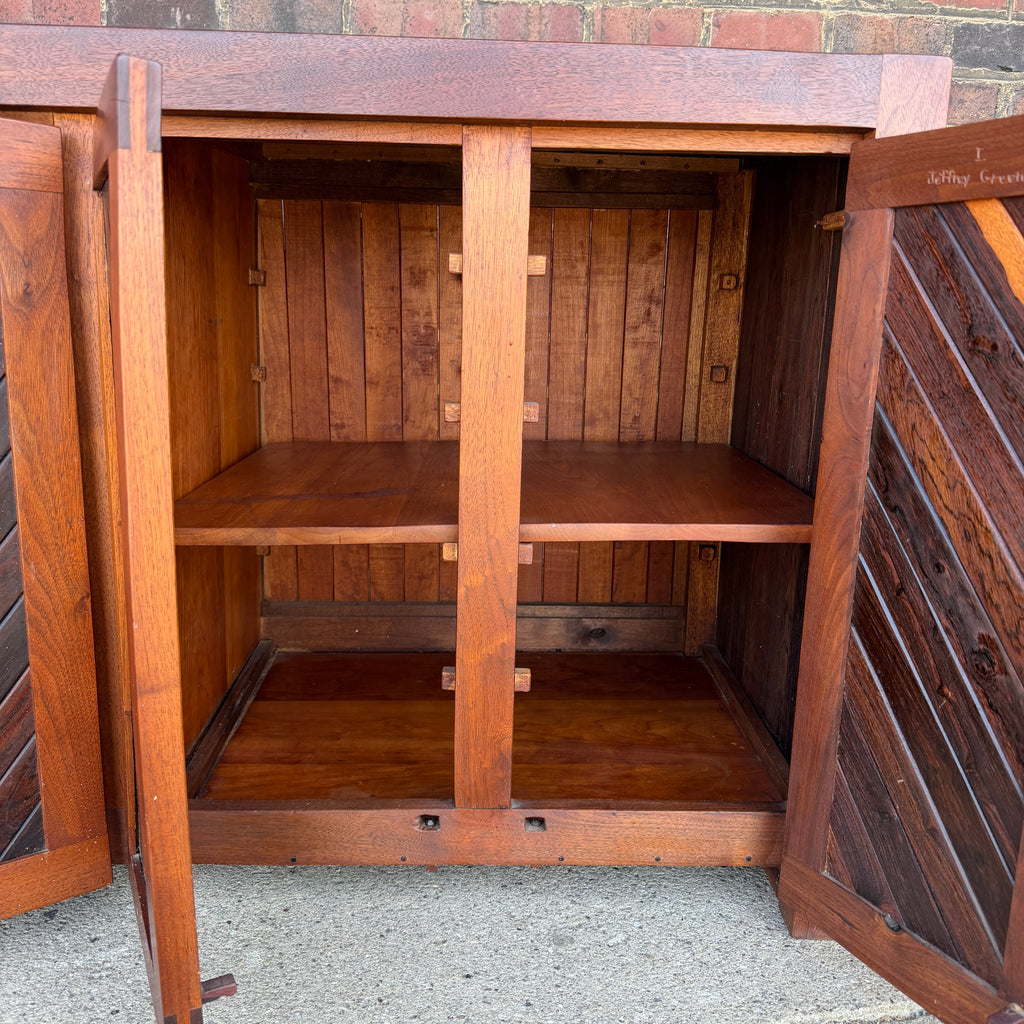 Jeffrey Greene Studio Made Mixed Wood Credenza