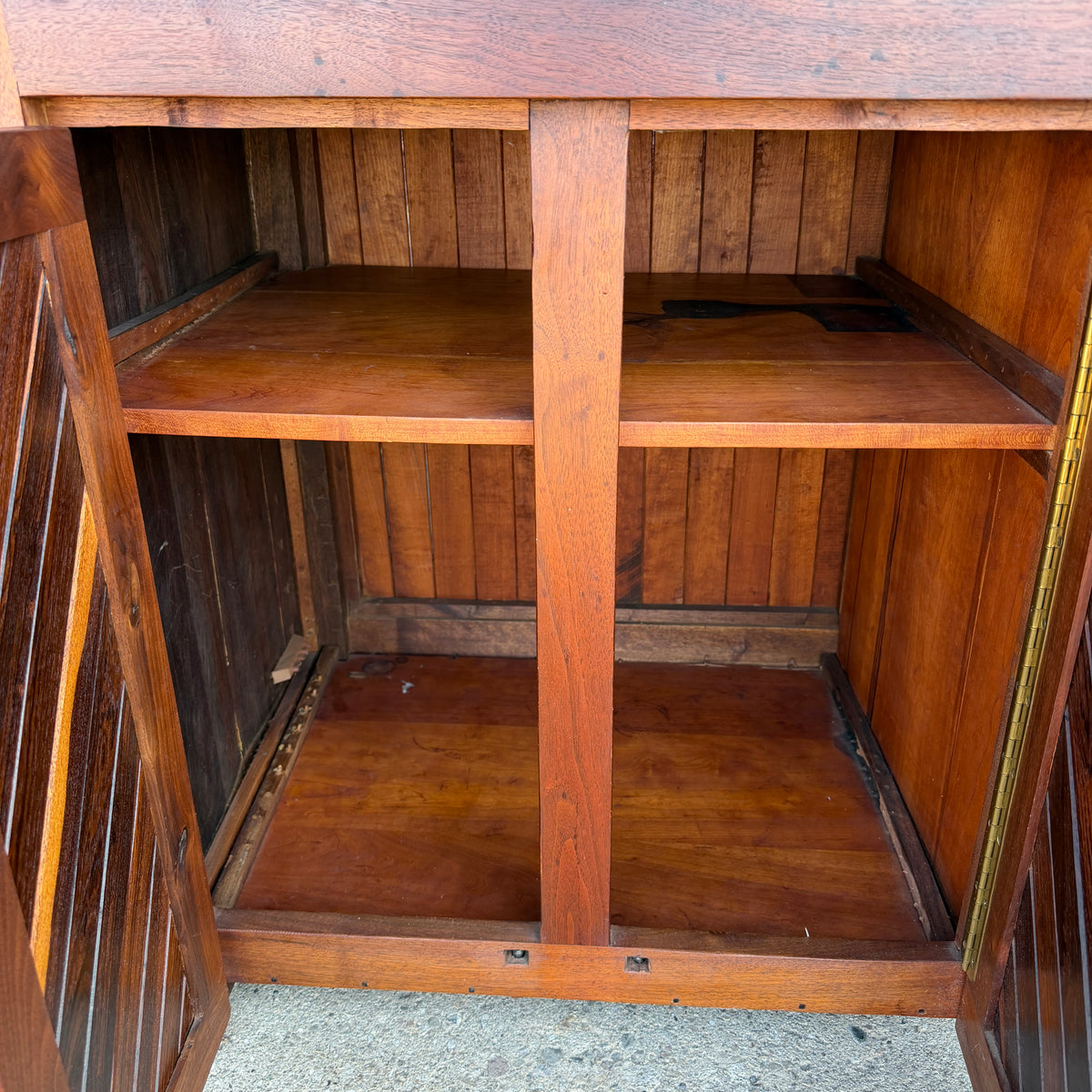Jeffrey Greene Studio Made Mixed Wood Credenza