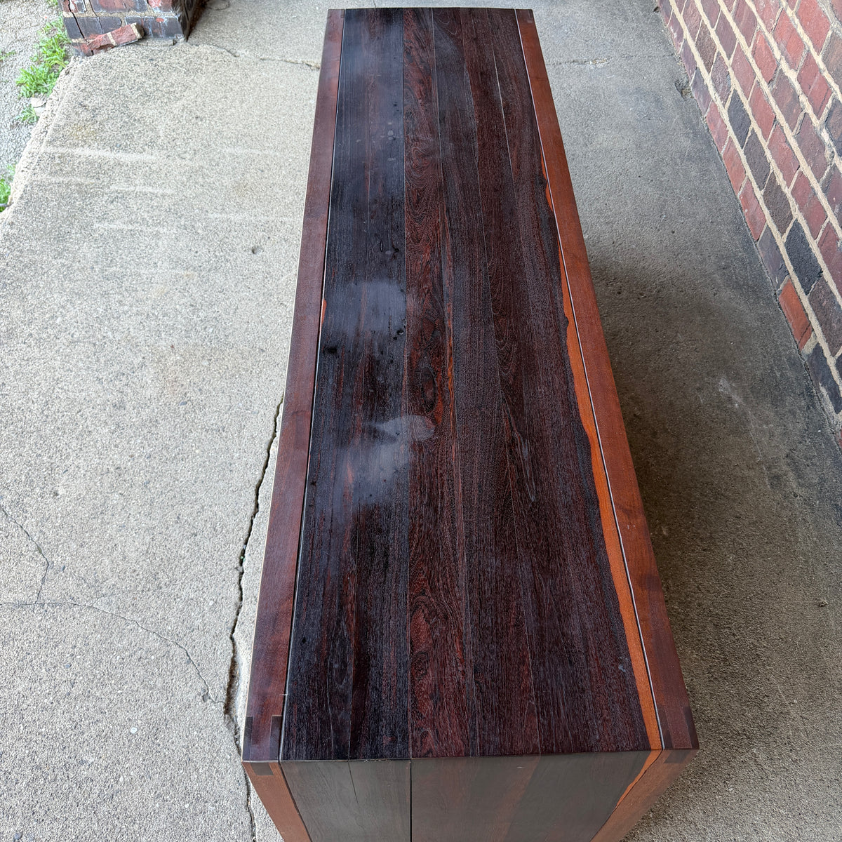 Jeffrey Greene Studio Made Mixed Wood Credenza