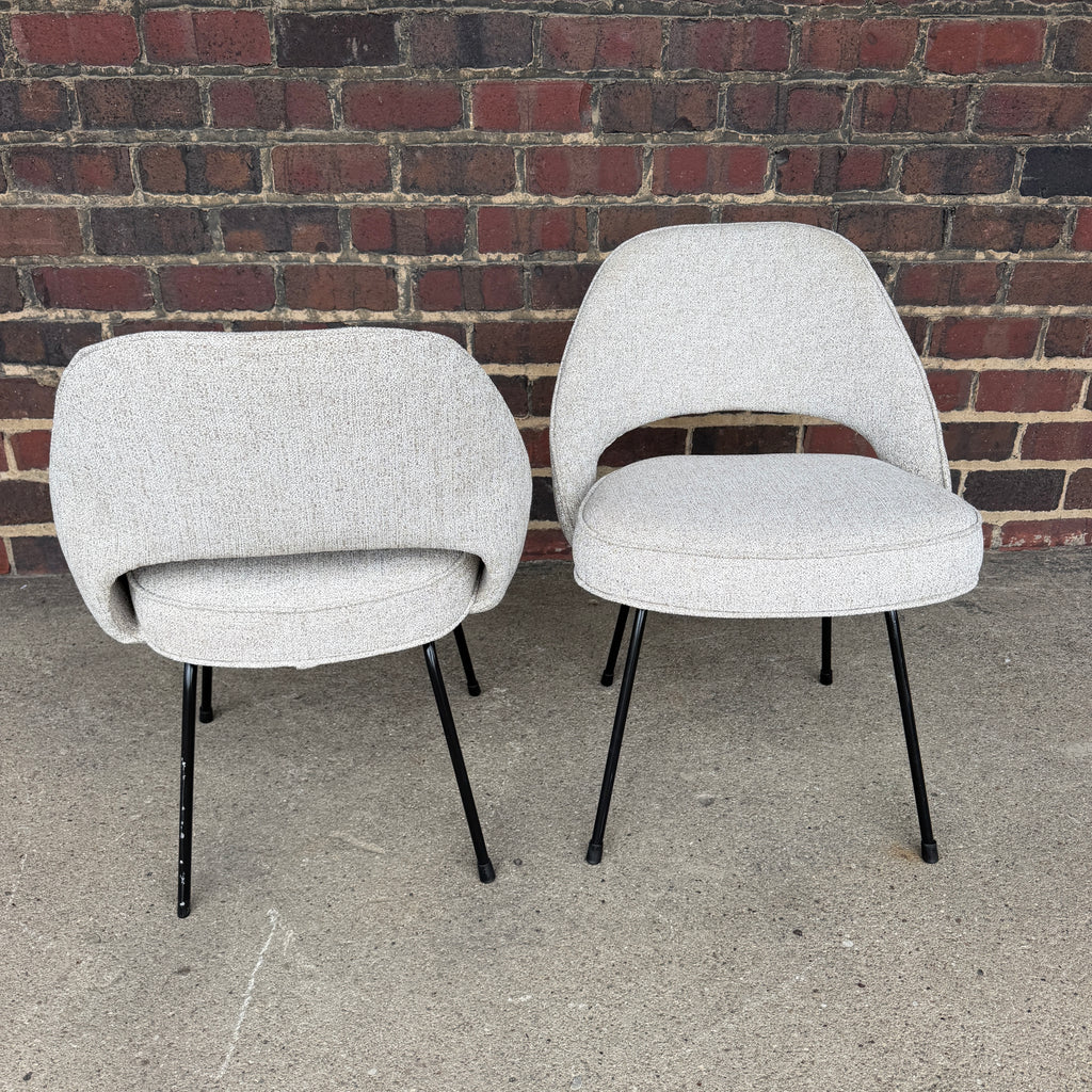Pair of Early Eero Saarinen for Knoll Executive Side Chairs