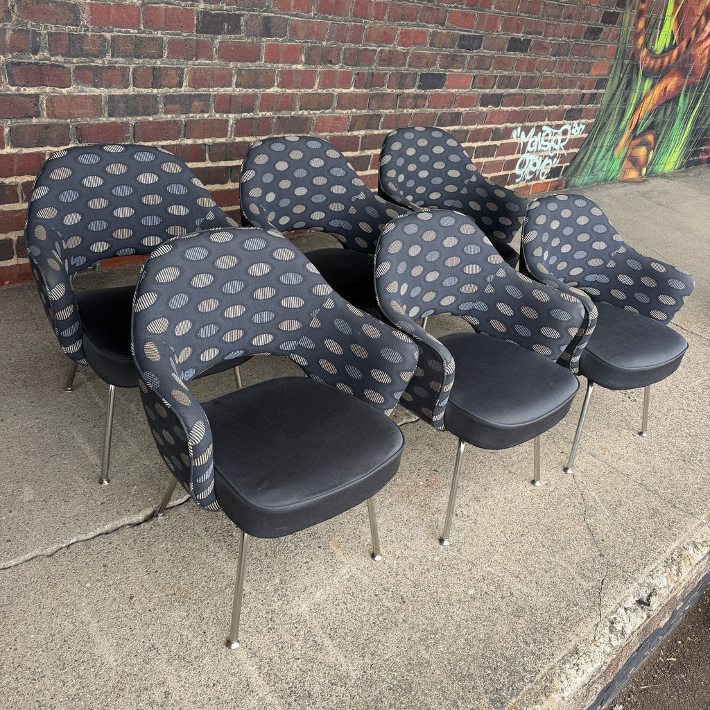 Set of 6 Eero Saarinen for Knoll Executive Arm Chairs