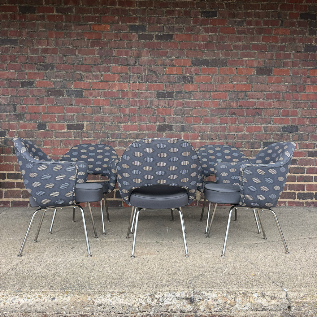 Set of 6 Eero Saarinen for Knoll Executive Arm Chairs