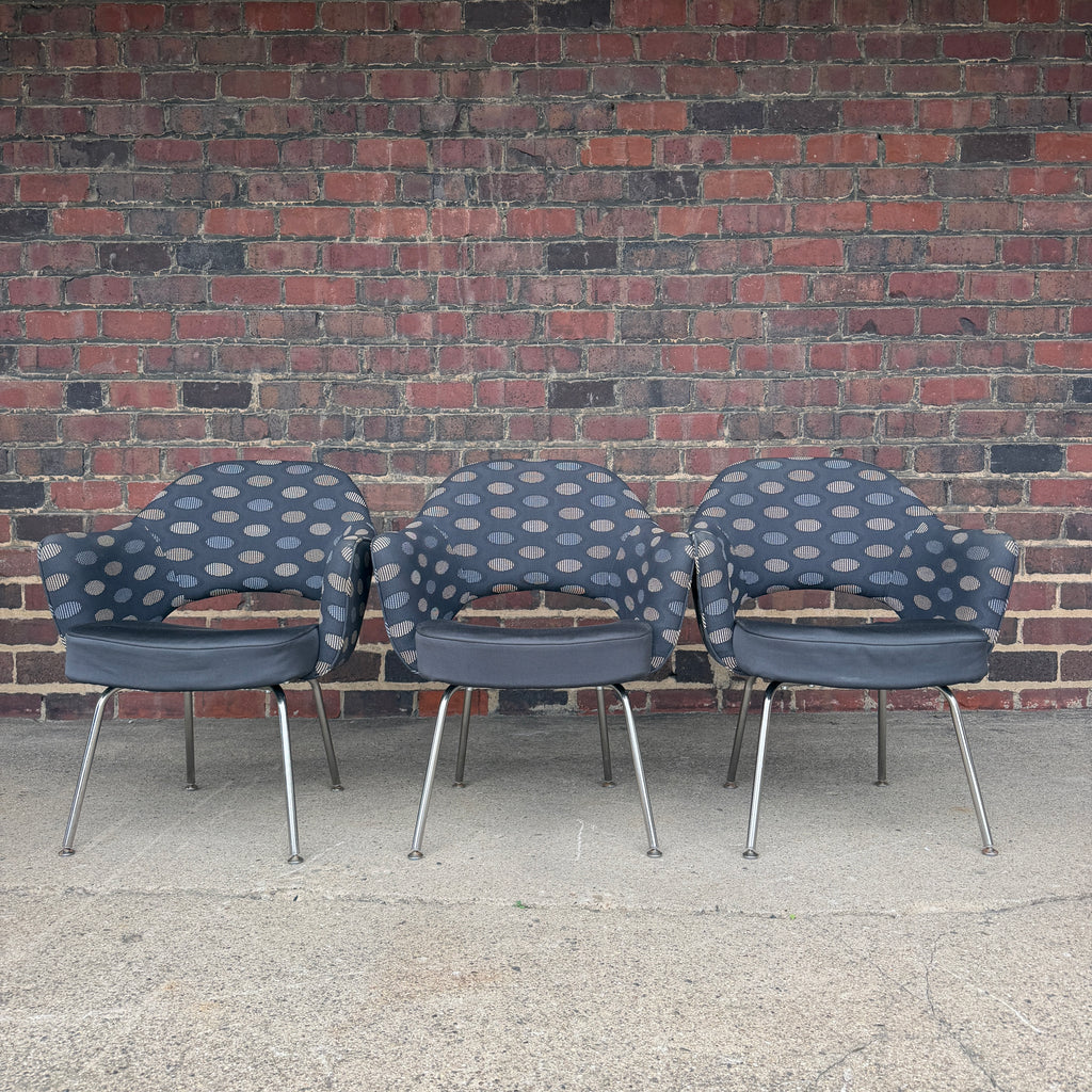 Set of 6 Eero Saarinen for Knoll Executive Arm Chairs