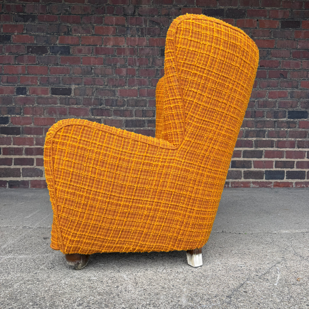 Fritz Hansen Style Mid Century Wingback Chair