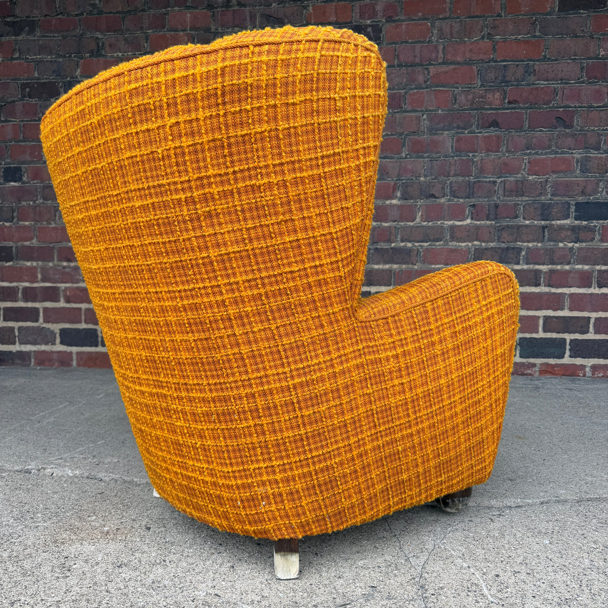 Fritz Hansen Style Mid Century Wingback Chair
