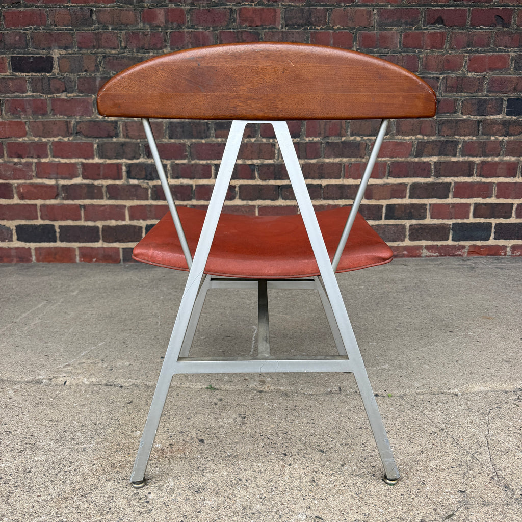 Widdicomb Mueller Aluminum and Wood Side Chair