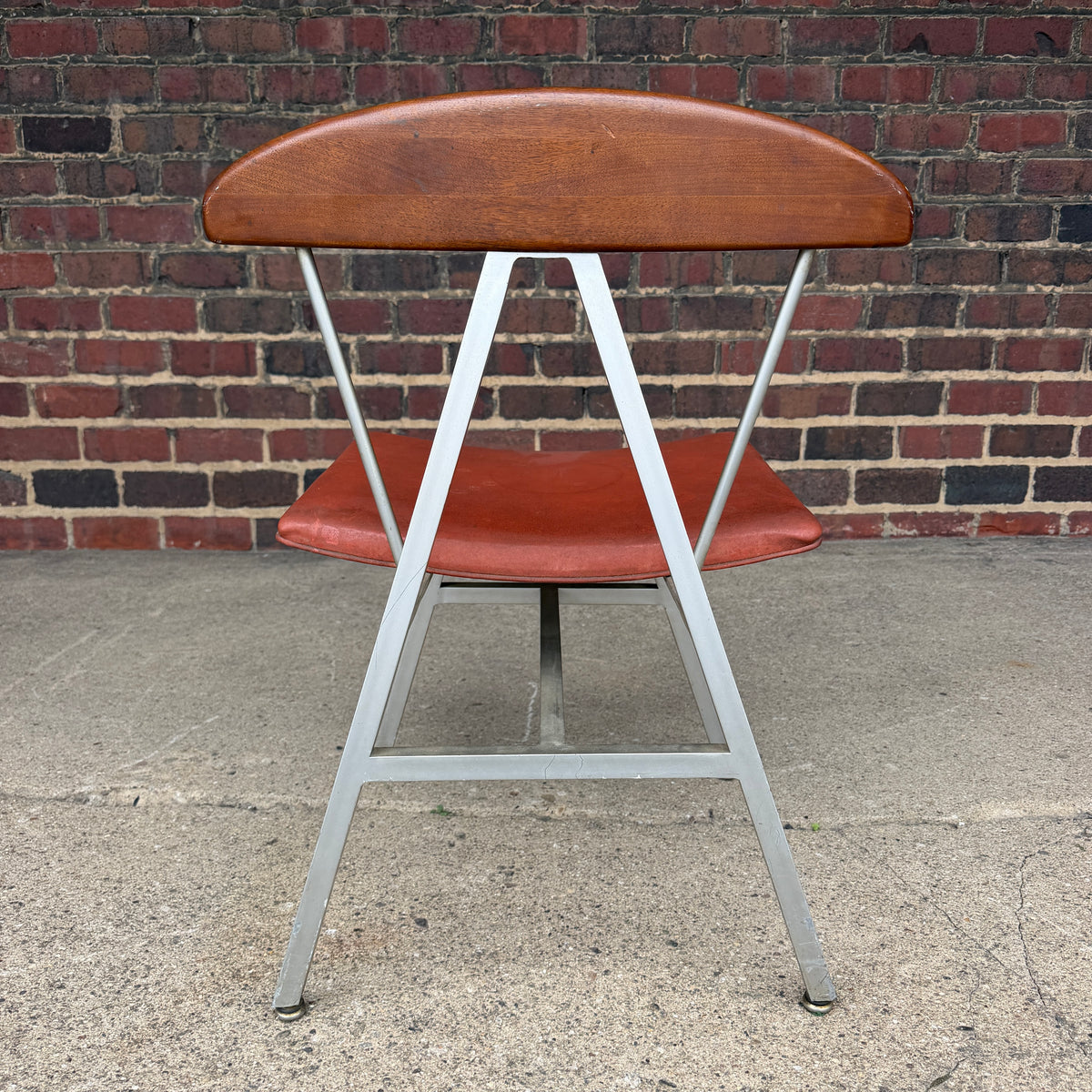 Widdicomb Mueller Aluminum and Wood Side Chair