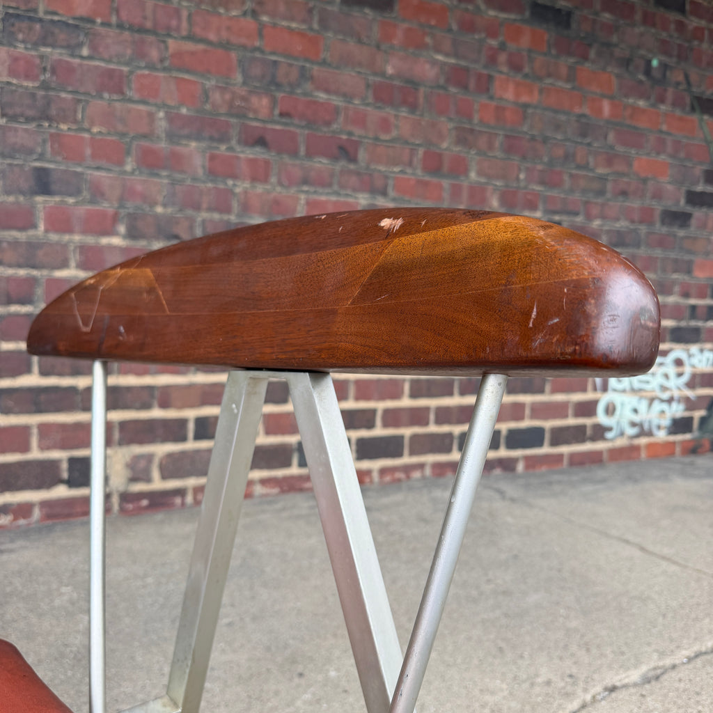 Widdicomb Mueller Aluminum and Wood Side Chair