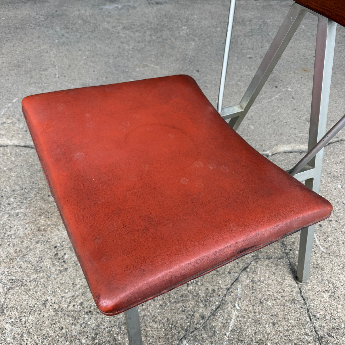 Widdicomb Mueller Aluminum and Wood Side Chair