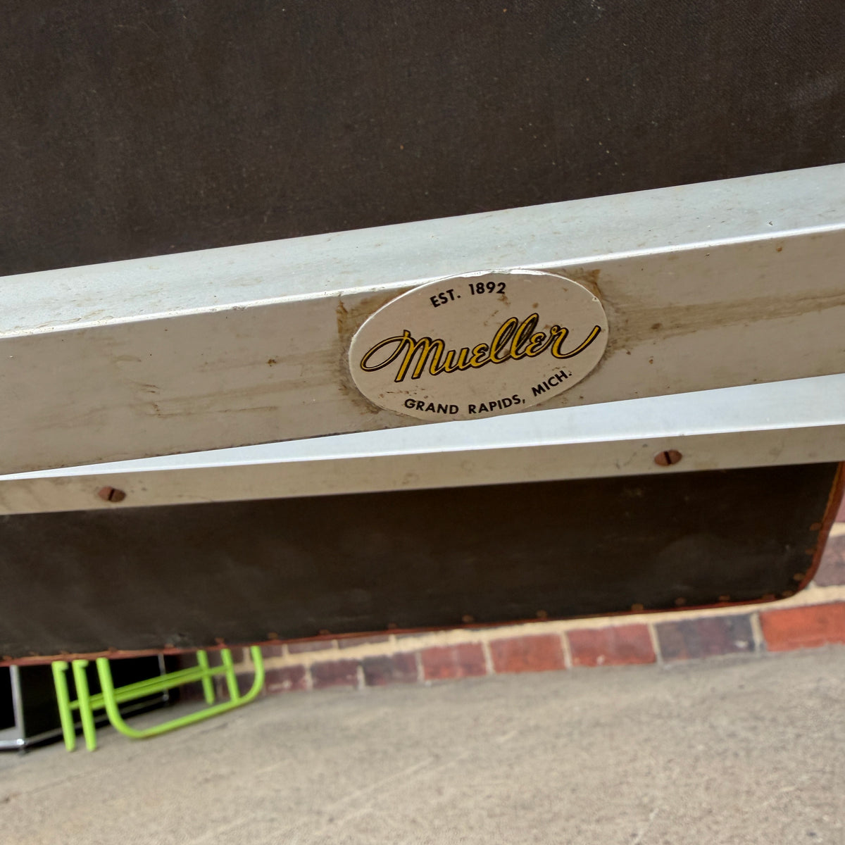Widdicomb Mueller Aluminum and Wood Side Chair