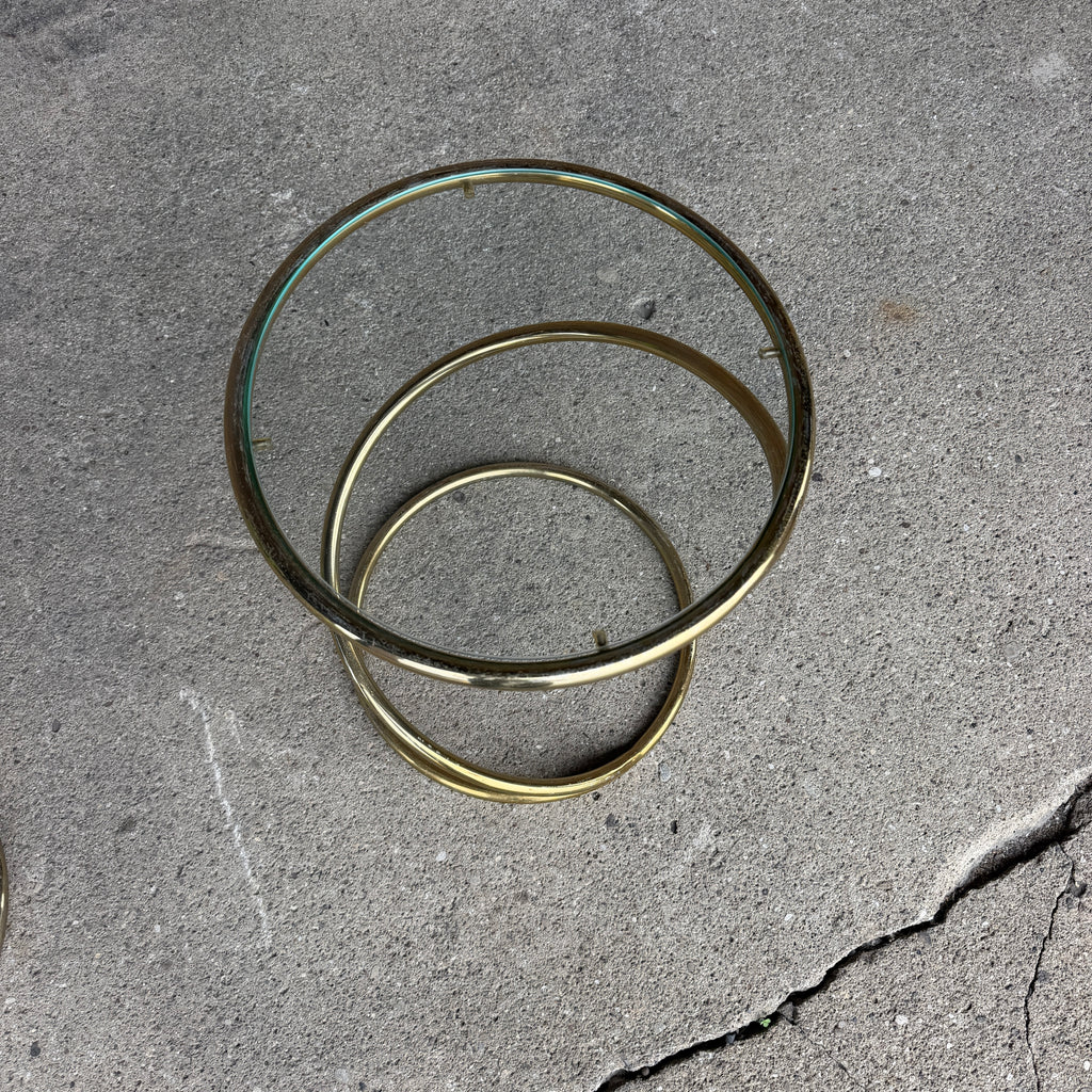 Pair of Leon Rosen for Pace Collection Corkscrew Side Tables
