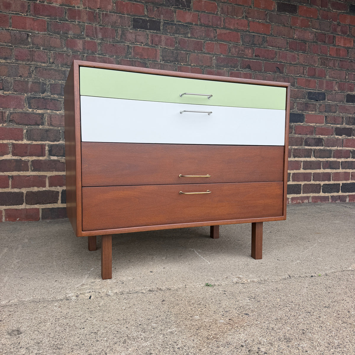 Refinished Jens Risom Chest of Drawers Mid Century Modern