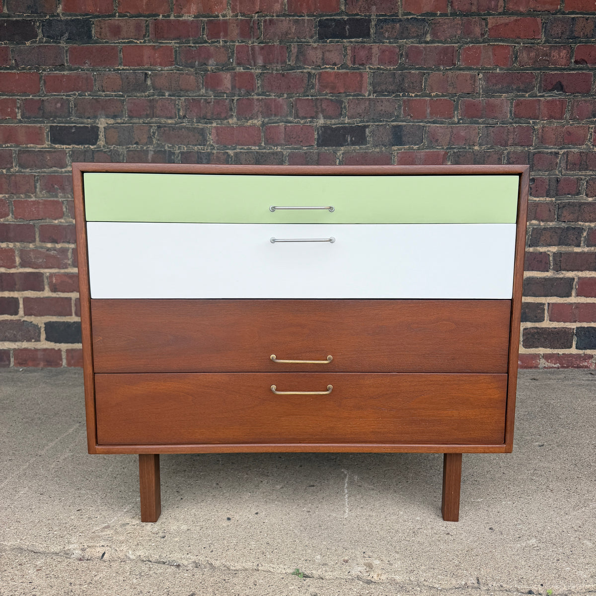 Refinished Jens Risom Chest of Drawers Mid Century Modern
