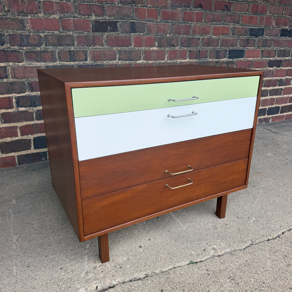 Refinished Jens Risom Chest of Drawers Mid Century Modern