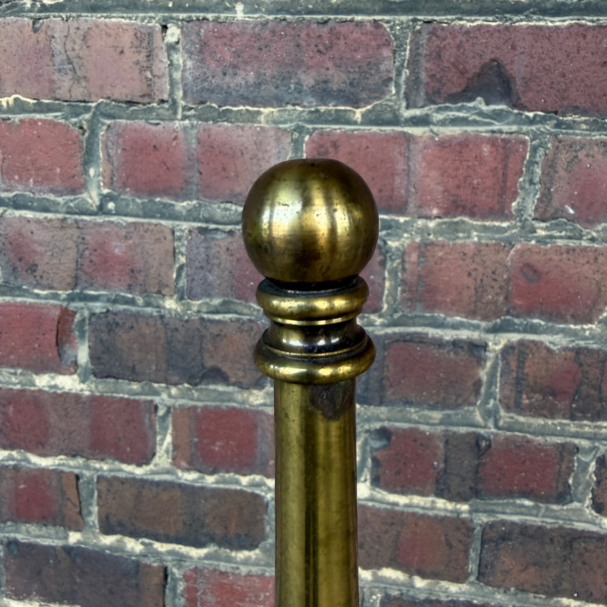 Mastercraft Brass and Glass Step Shelf Hollywood Regency