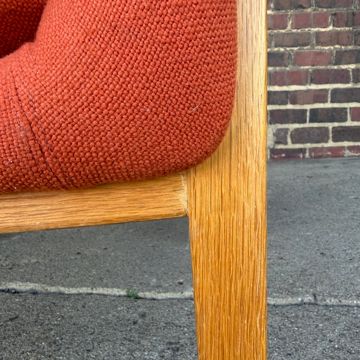 Bill Stephens for Knoll Model 1315 Bentwood Lounge Chair Mid Century Modern