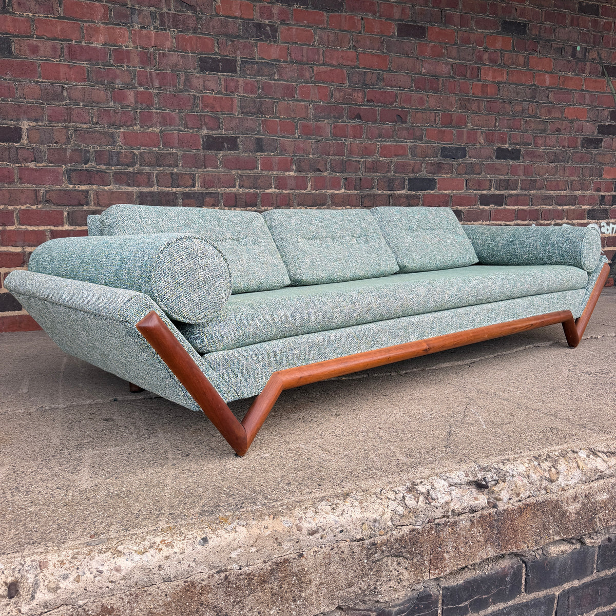 Adrian Pearsall Restored Gondola Sofa