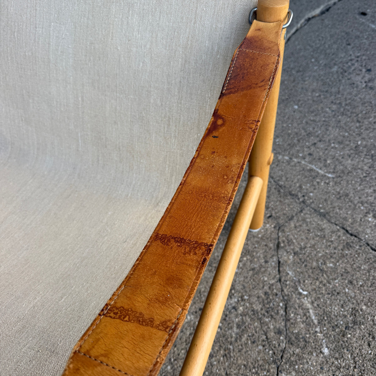 Bror Boije for Dux “Junker” Safari Lounge Chair and Ottoman