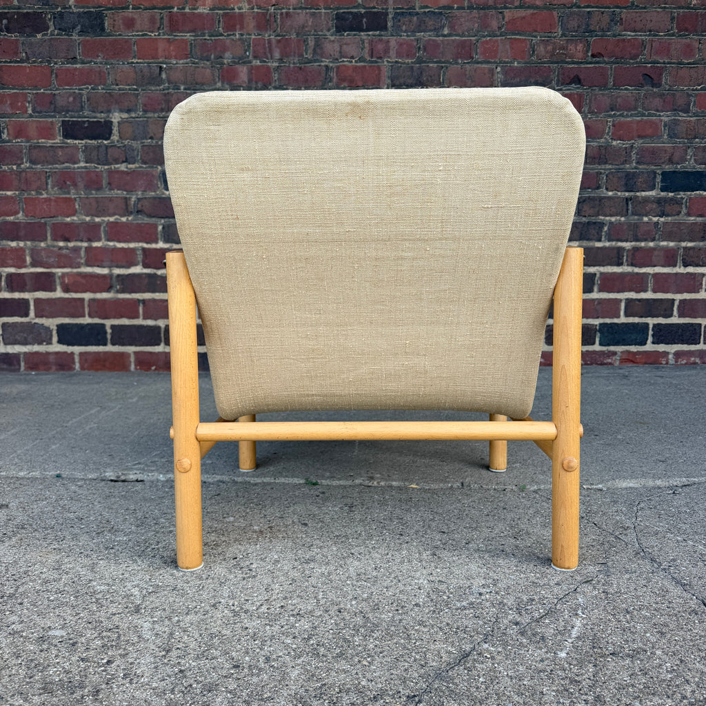 Bror Boije for Dux “Junker” Safari Lounge Chair and Ottoman