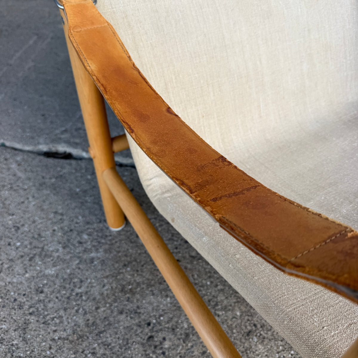 Bror Boije for Dux “Junker” Safari Lounge Chair and Ottoman