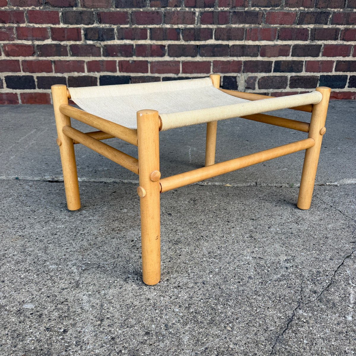 Bror Boije for Dux “Junker” Safari Lounge Chair and Ottoman