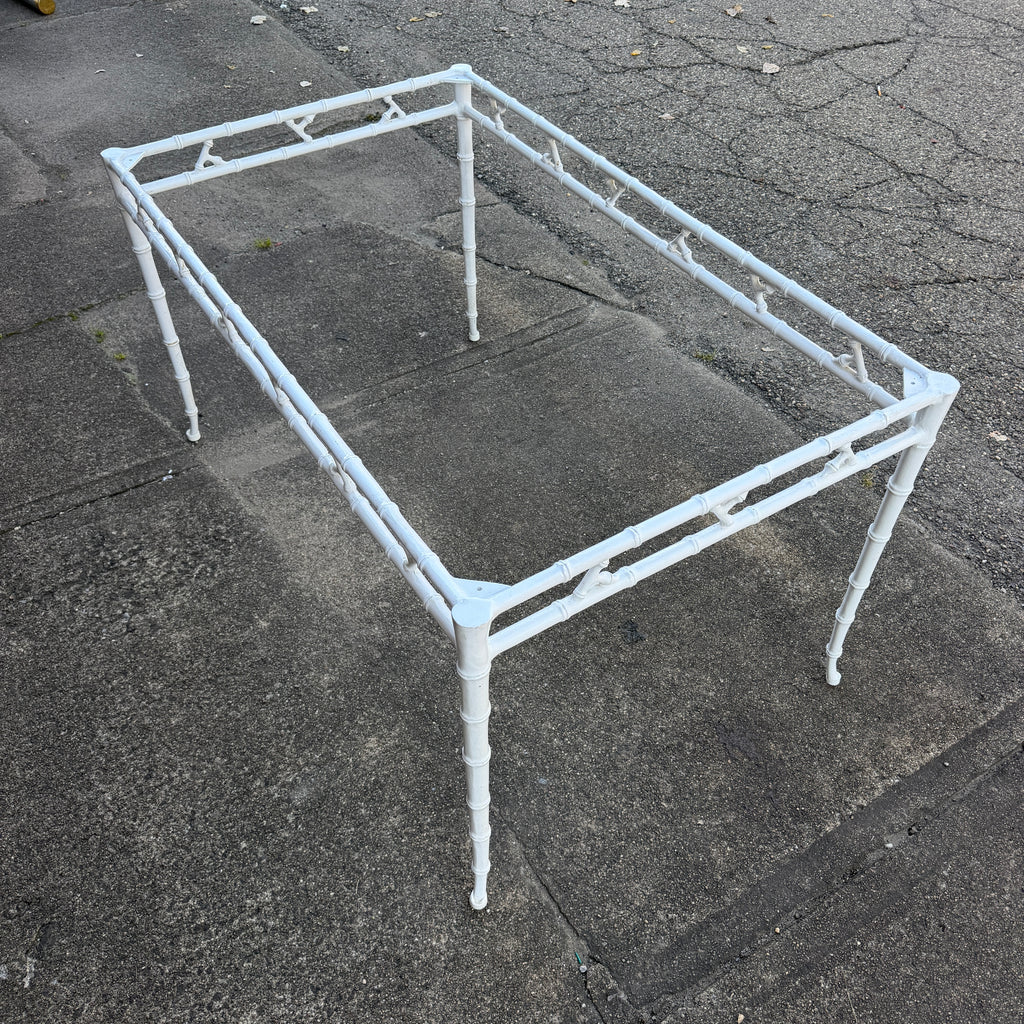 Phyllis Morris Faux Bamboo Patio Table for Kessler Industries, 1960s
