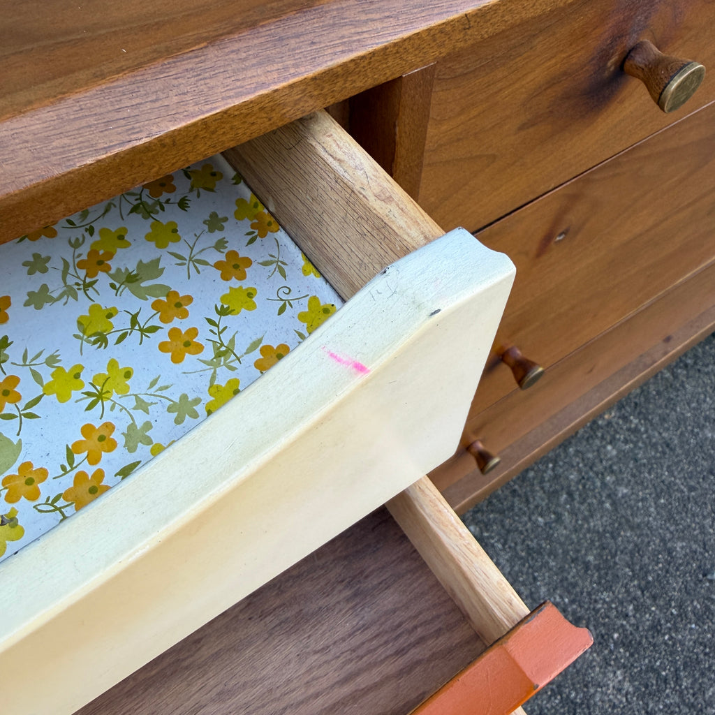 Apart Mates by Drexel Lowboy Dresser
